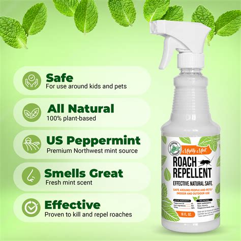 Roach Repellent Peppermint Spray - 16oz - Mighty Mint