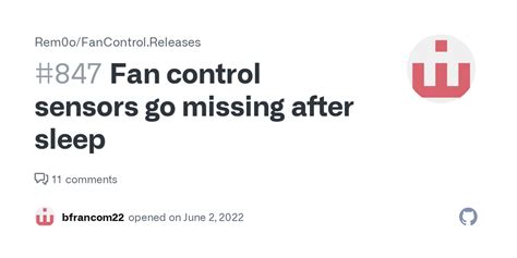 Fan control sensors go missing after sleep · Issue #847 · Rem0o ...
