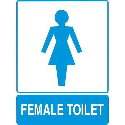 Female Toilet Sign | Warehouse & Factory Signs | Shop Safety Signs