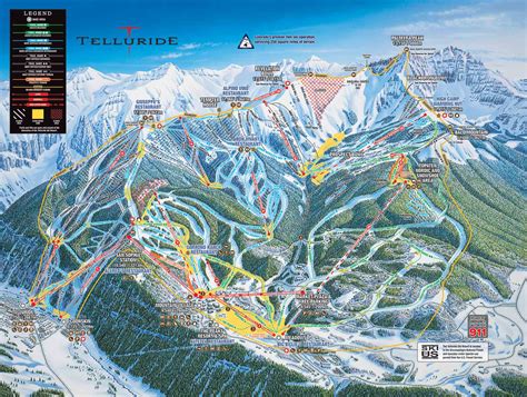 Telluride Ski Trail Map Free Download