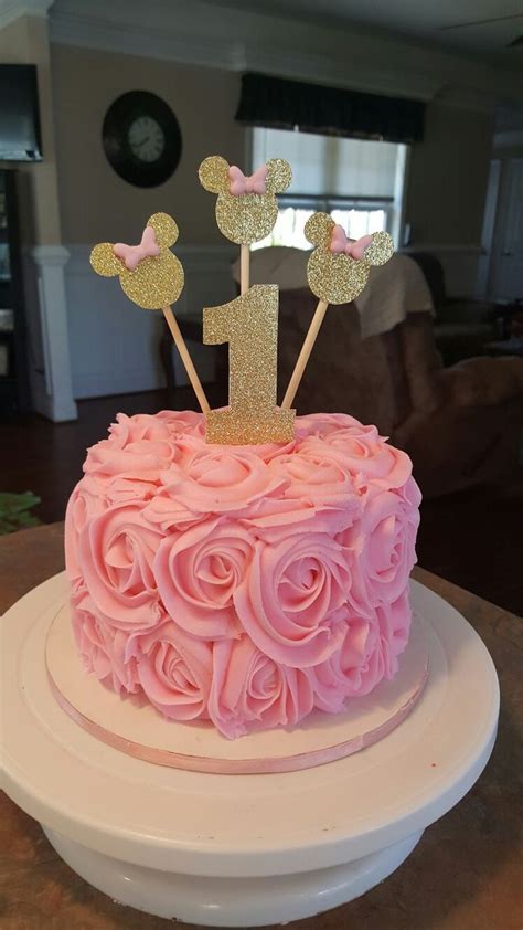 Minnie Mouse Birthday Cake Pink