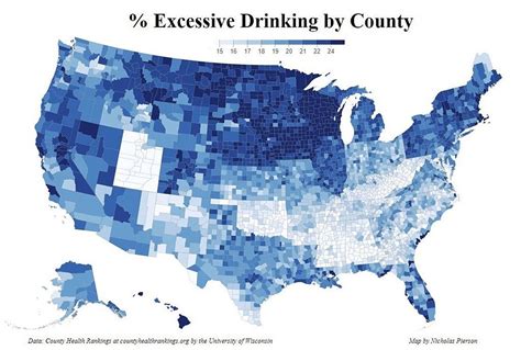 Wisconsin Flexes Drinking Muscles In New 'Drunk' Map