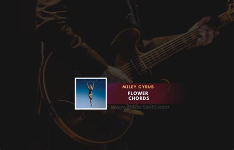 Flowers Chords By Miley Cyrus - Guitartwitt