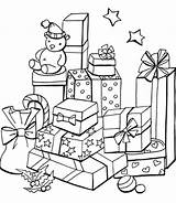 Many Christmas Presents coloring Page  Download Print Or Color Online sketch template