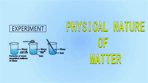 Physical Nature Of Matter 02 (Hindi) - YouTube