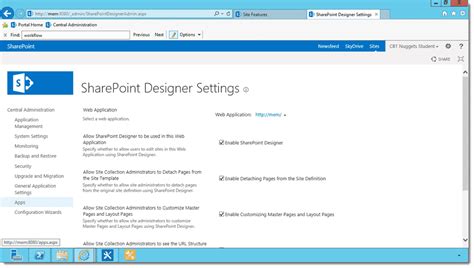 Key changes in SharePoint Designer 2013 - 4sysops