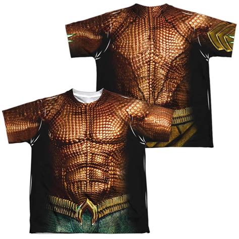 Aquaman Movie Double Sided Costume Men's T-Shirt