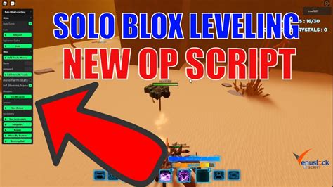 Solo Blox Leveling Script 2022 Infinite Money Roblox