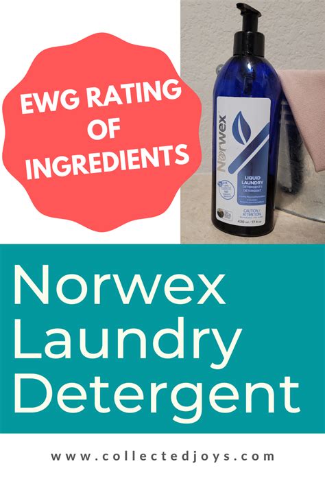 Norwex Laundry Detergent - EWG Rating of the Ingredients | Norwex laundry detergent, Laundry ...