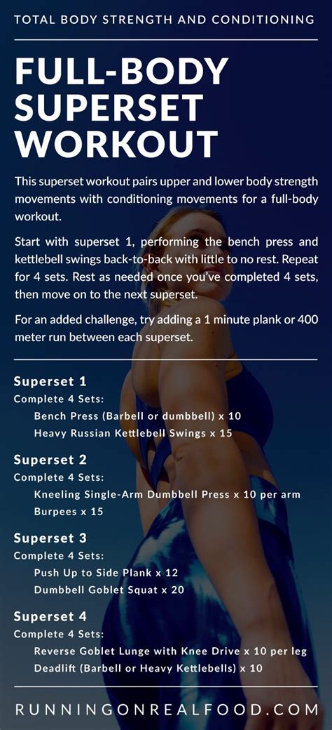 Full-Body Superset Workout - Running on Real Food