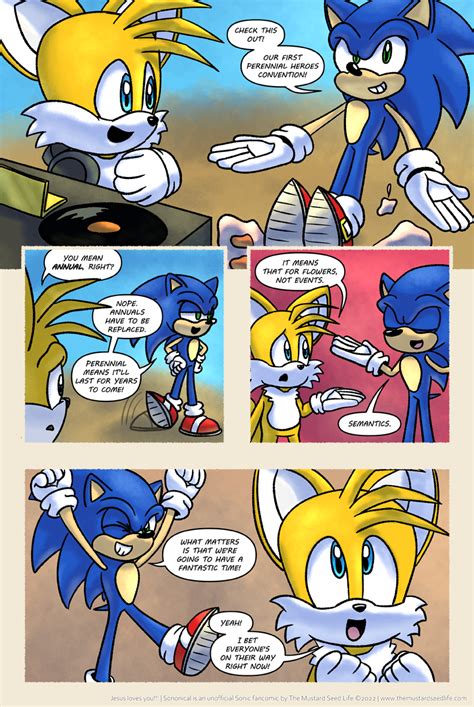 Sononical: Heroes N’ Hearts | Pages 1-2 | Sonic & Tails | The Mustard ...