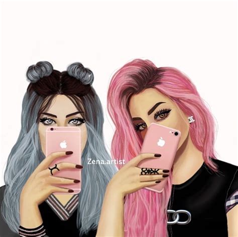 Cute Drawings Bff, bestfriend drawing HD wallpaper | Pxfuel