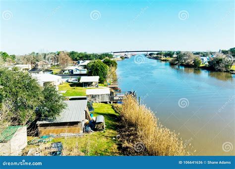 Larose, Louisiana stock photo. Image of intracoastal - 106641636