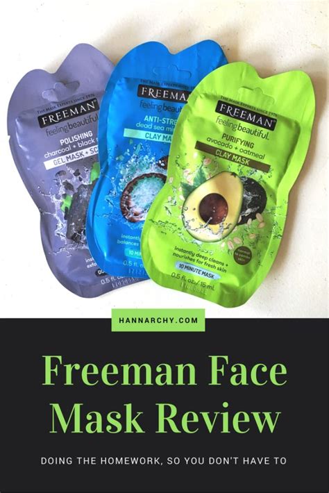 Freeman Mask Review | Freeman mask, Freeman face mask, Freeman