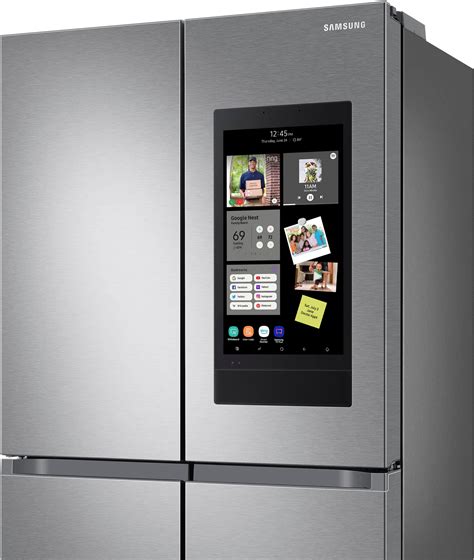 Customer Reviews: Samsung 23 cu. ft. 4-Door Flex Counter Depth Smart Refrigerator with Family ...