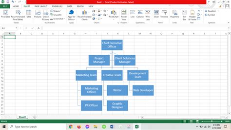 Como Hacer Un Organigrama En Excel - Image to u