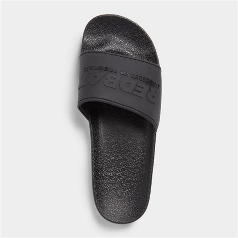 Redbat Athletics Men's Black Slides