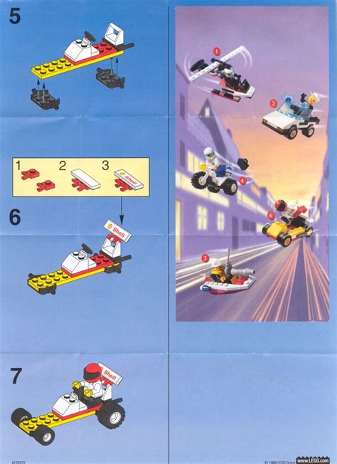 LEGO Dragster Instructions 1250, City | Lego, Lego instructions, Lego dragster