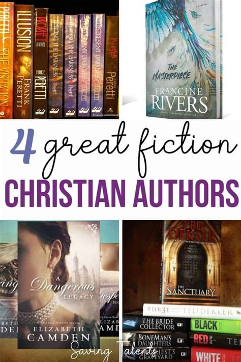 Here are four of the best Christian authors of fiction books! Read good ...