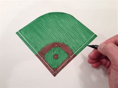 How to Draw a Baseball Field - YouTube