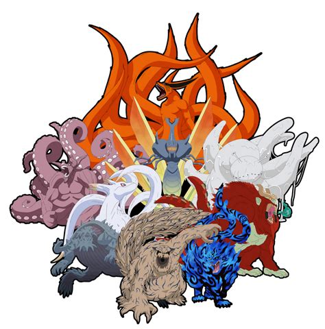 Tailed Beasts Render by Buz-Mavisi on DeviantArt