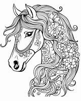 Horses Coloring Pages sketch template