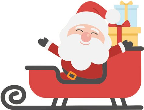 Sleigh clipart big santa, Sleigh big santa Transparent FREE for ...