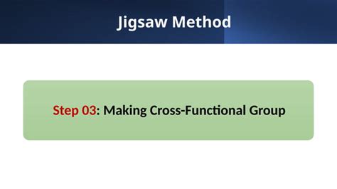 Jigsaw Method, Total Eight Steps. ITBV course | PPT | Free Download