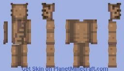 Brown Axolotl Onsie Minecraft Skin