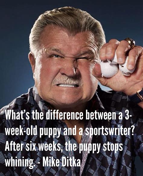 What's the difference between a 3-week-old puppy and a sportswriter ...