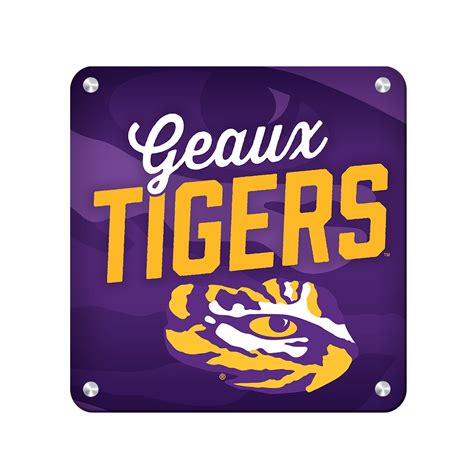 LSU Tigers "Geaux Tigers" Officially Licensed Canvas - College Wall Art