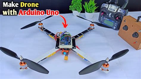 How to make Drone with Arduino | How to make drone at home | DIY ...