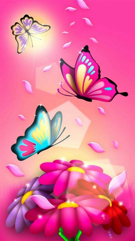 Pink Butterflies Wallpapers on WallpaperDog