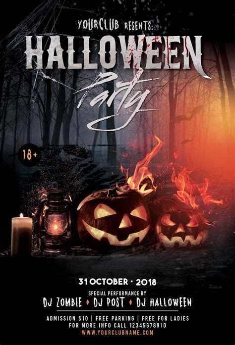 Halloween Event – PSD Flyer Template | Free psd flyer templates ...