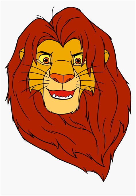 Simba Lion King Face , Png Download - Lion King Cartoon Face, Transparent Png , Transparent Png ...