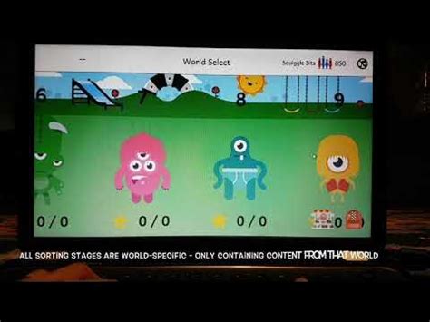 Squiggle Park | Games: Sorting Stages - YouTube