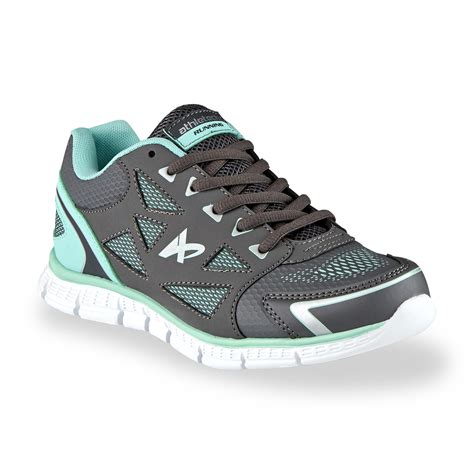 Athletech Women's Dash Gray/Aqua Running Shoe - Shoes - Women's Shoes ...