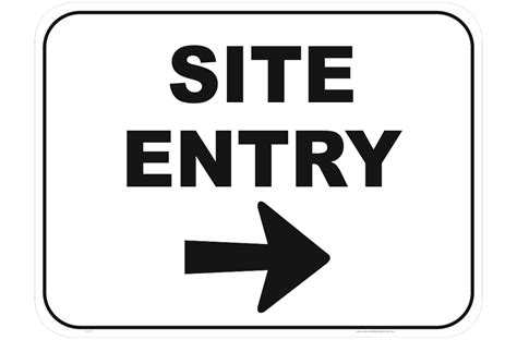 Entry Sign PNG Transparent Images - PNG All
