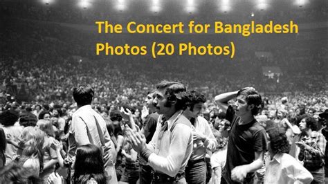 the Concert for Bangladesh. | Concert for bangladesh, Bob dylan, Concert