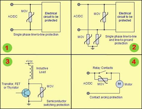 Varistor or Voltage Dependent Resistor Tutorial | Circuit, Electronics circuit, Dc circuit