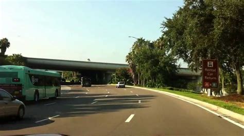 Orlando International Airport - Arrival by car - YouTube