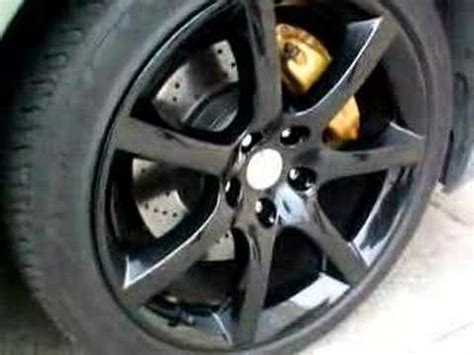 G35 18 inch OEM Stock Factory Wheels Rims Black with Coarse - YouTube