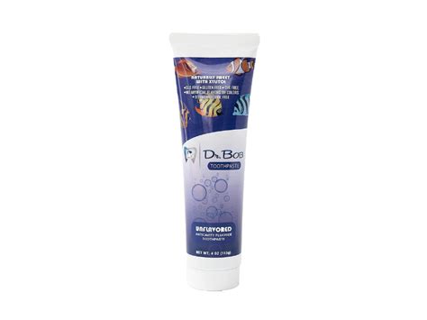 Dr. Bob Anticavity Fluoride Toothpaste, Unflavored, 4 oz/113 g ...