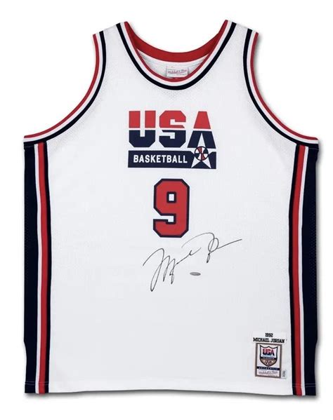 Michael Jordan Signed Team USA Jersey (UDA) | Pristine Auction