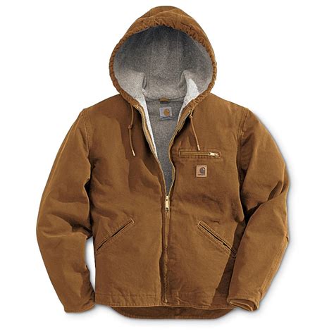 Carhartt® Sandstone Sierrra Hooded Jacket - 125138, Insulated Jackets & Coats at Sportsman's Guide