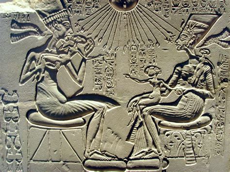 AKHENATEN WITH NEFERTITI AND THEIR FAMILY - Ancient Egypt Wallpaper (10856401) - Fanpop