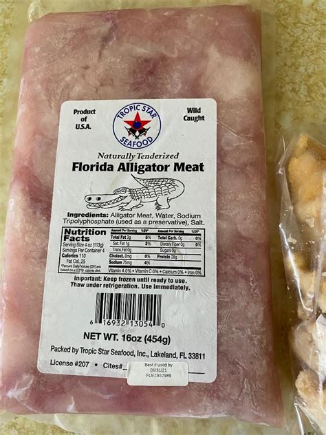 Gator Tail | Alligator meat, Cooking and baking, Serving size