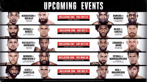 Bellator 289: Fight Card, Live Stream, UK Time and more