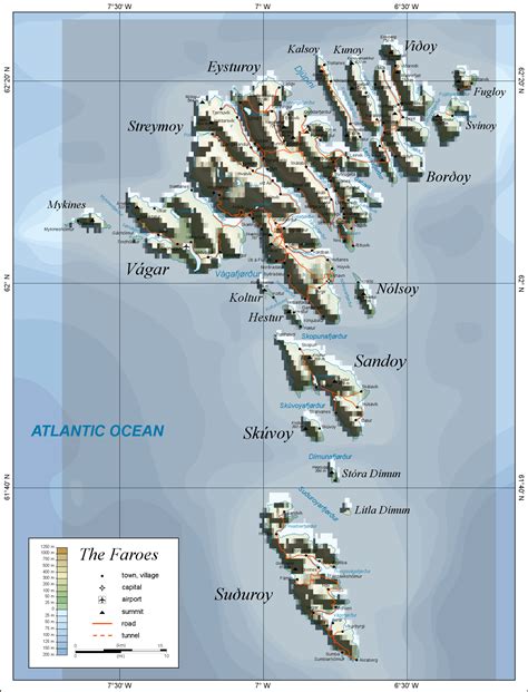 Faroe Islands Map