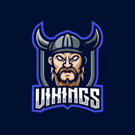 Premium Vector | Viking mascot logo